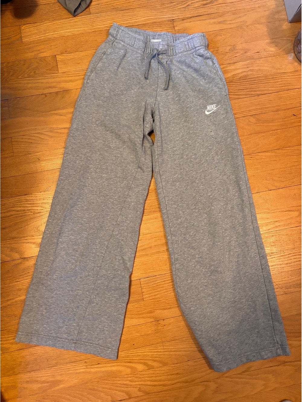 Nike Gray Wide Leg Sweatpants XS